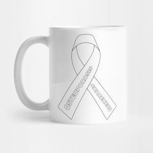 Osteoporosis Awareness Ribbon Mug